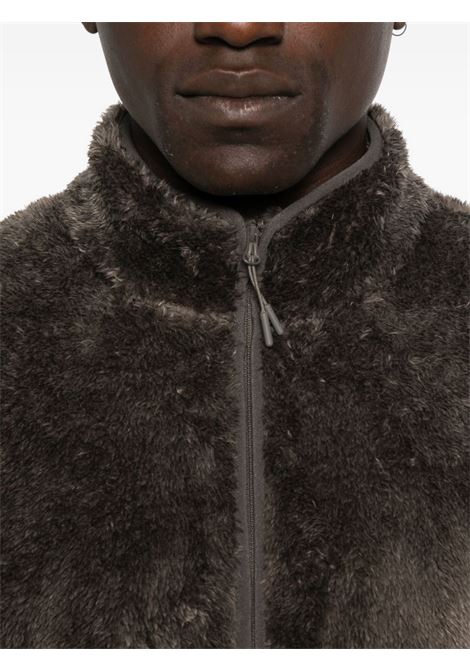 adapt plush fleece jacket man dark taupe HIKING PATROL | AW25014DK TAUPE